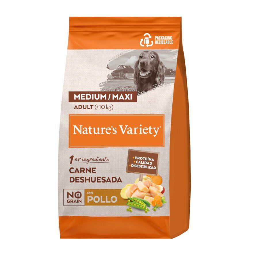Nature&#039;s Variety No Grain Adult Medium Maxi Pollo pienso para perros thumbnail