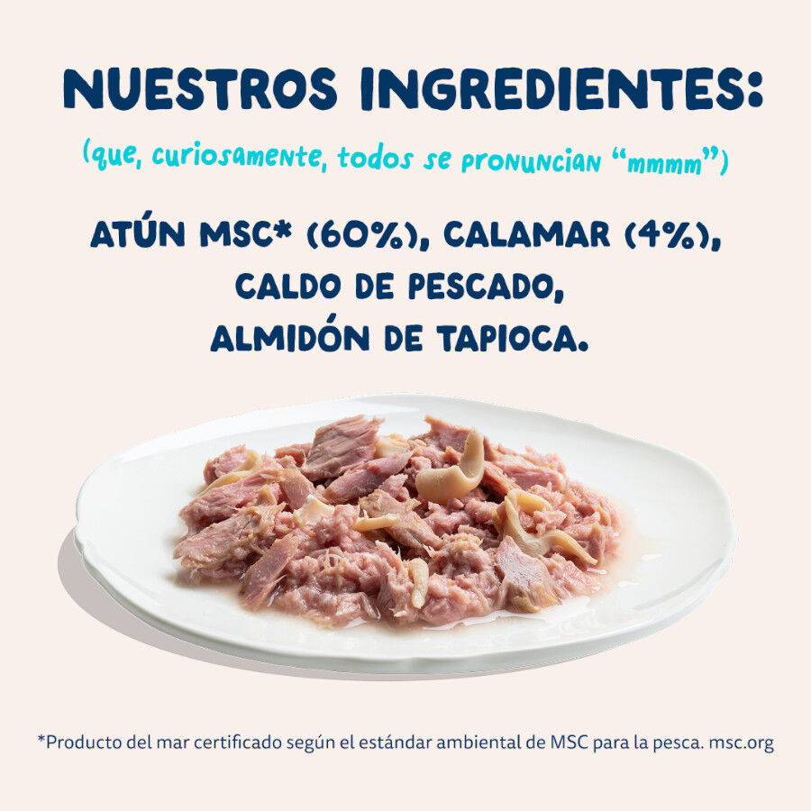 70 g Edgard & Cooper Filetes de At&uacute;n y Calamar lata para gatos, , large Imagen numero 6