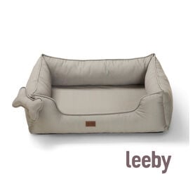Leeby cama viscoelástica gris para perros