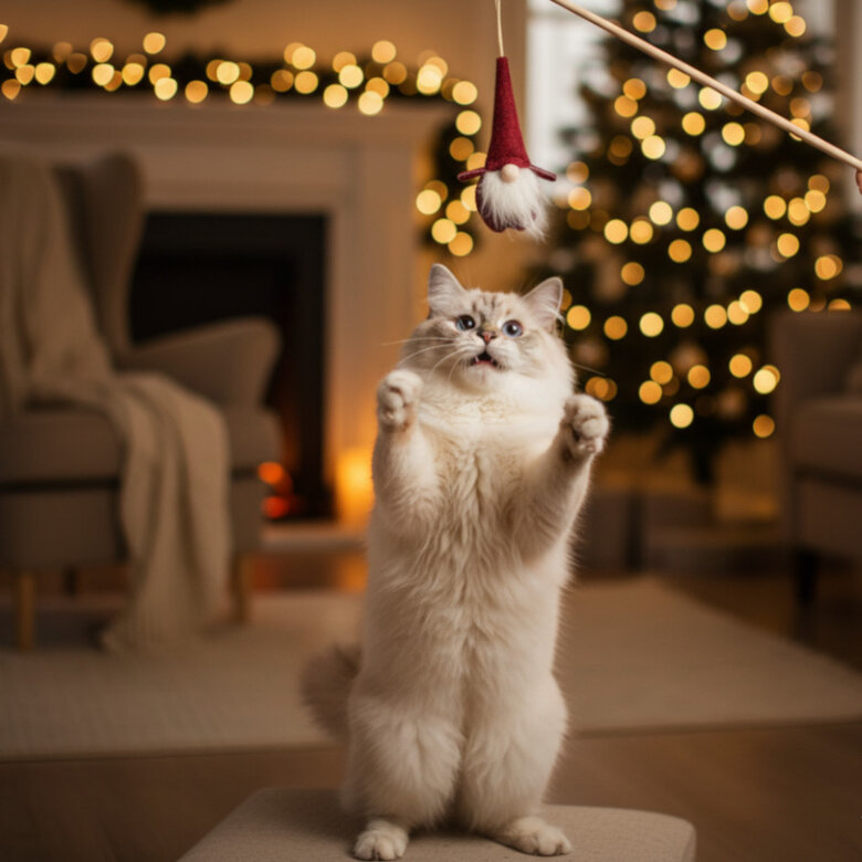 Wonder Christmas Juguete de Caña Santa Navideño para gatos,  Imagen numero 3 Wonder Christmas Juguete de Caña Santa Navideño para gatos, , large Imagen numero 3