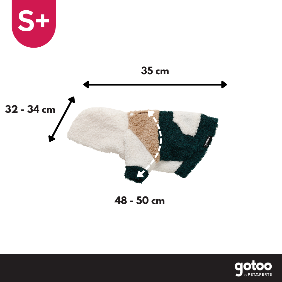 Gotoo Pijama Bloque Multicolor para perros, , large Imagen numero 4