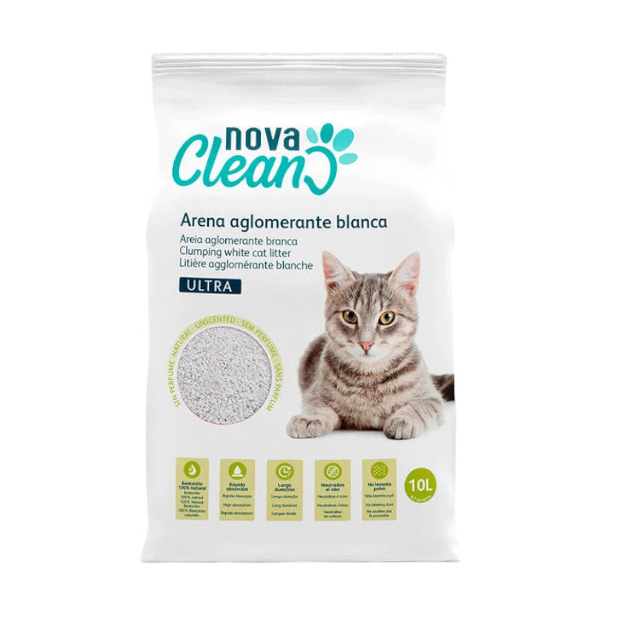 Nova Clean Ultra Natural Arena Aglomerante para gatos, , large Imagen numero 1