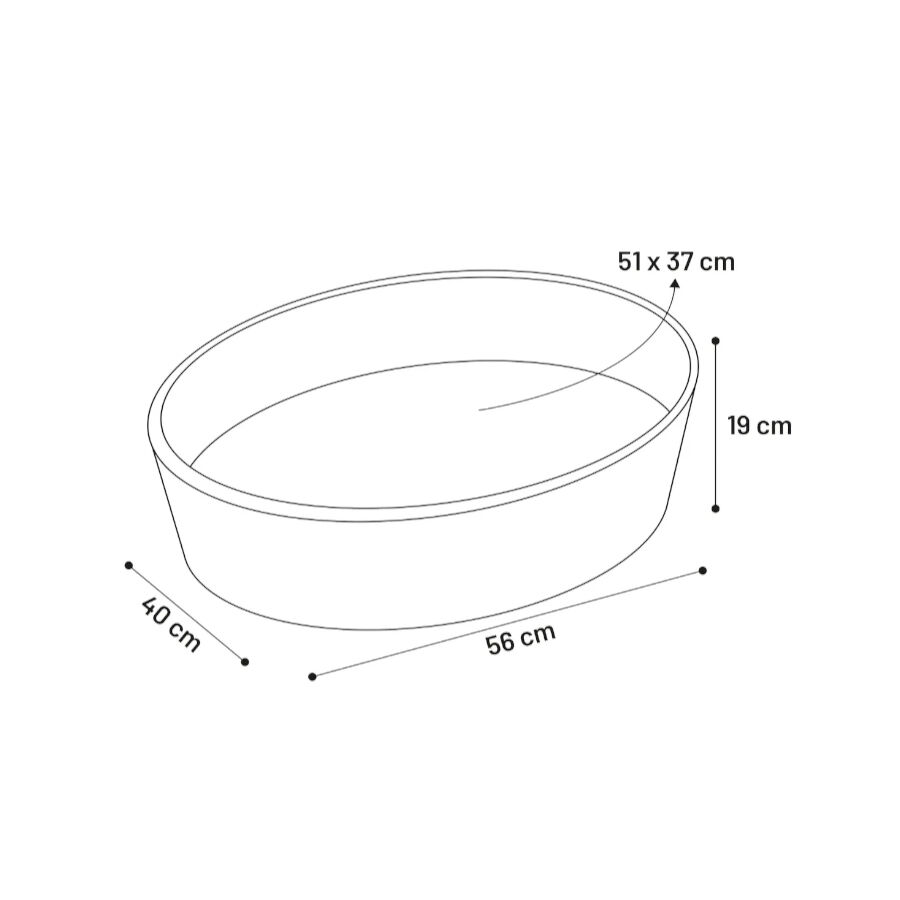 Flamingo Xepp Ovalado Gris Oscuro cama cuna para perros, , large Imagen numero 3