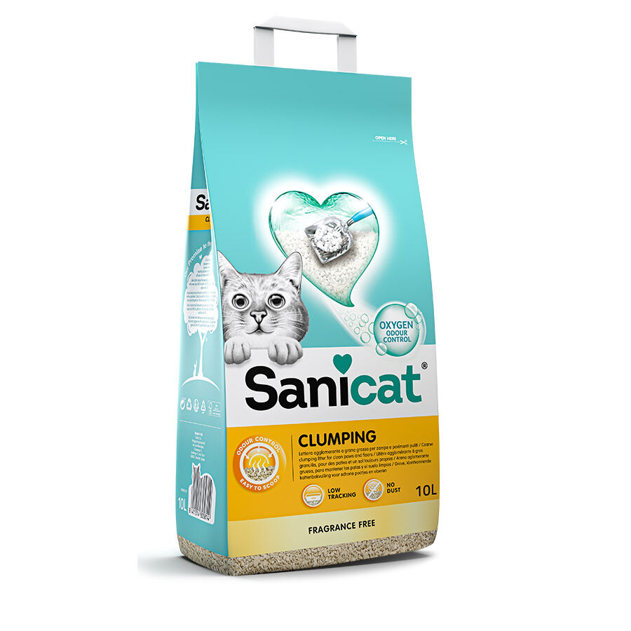 Sanicat Cumpling Arena Aglomerante sin perfume para gatos