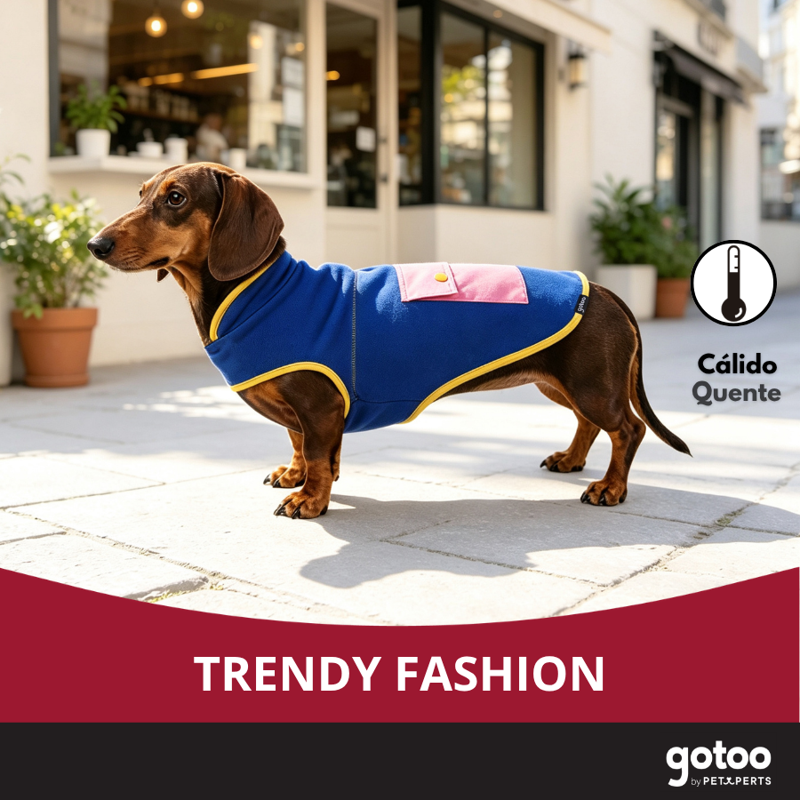 Gotoo Chaqueta Azul con Bolsillo para perros, , large Imagen numero 6