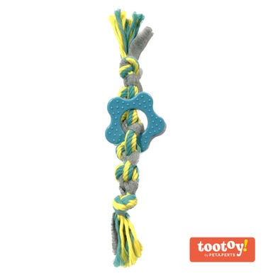 Tootoy! Chew Multi Rope Azul mordedor de cuerda para cachorros