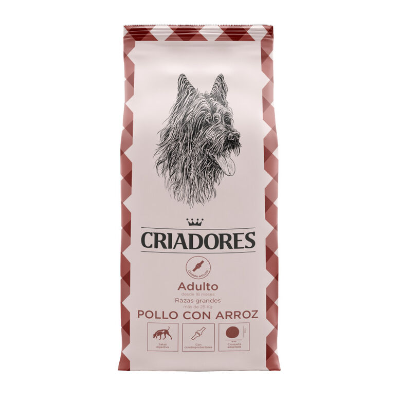 Criadores Adulto Pollo y Arroz pienso para perros de razas grandes thumbnail