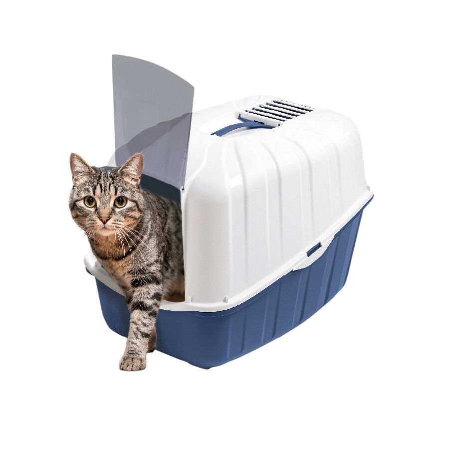 Nice Care Arenero Cerrado Komoda Azul para gatos