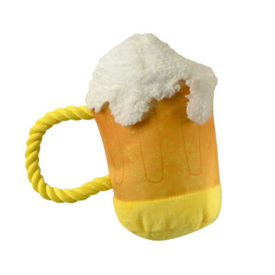 Summer Vibes Cerveza de Peluche con Cuerda para perros