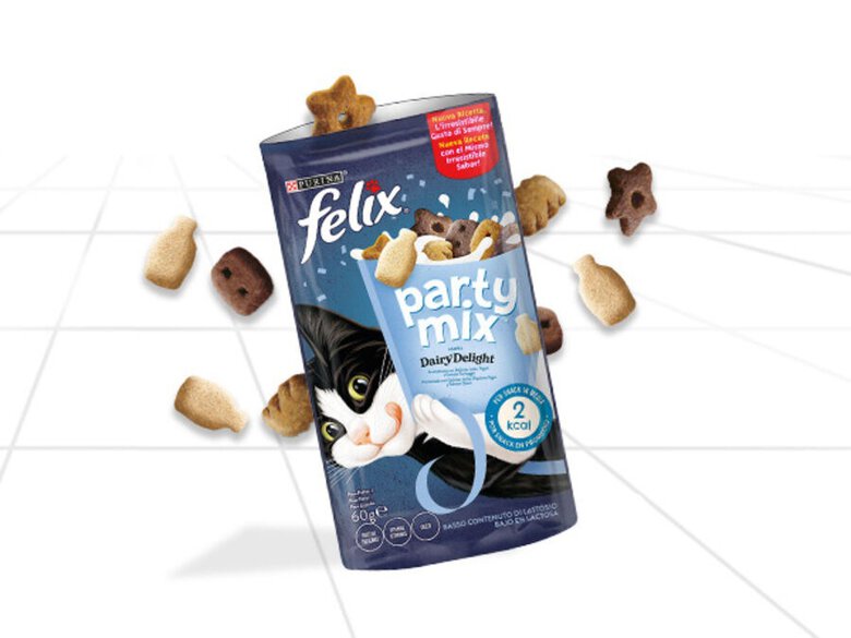 60 g Felix Party Mix Bocaditos de Leche para gatos,  Imagen numero 8 60 g Felix Party Mix Bocaditos de Leche para gatos, , large Imagen numero 8
