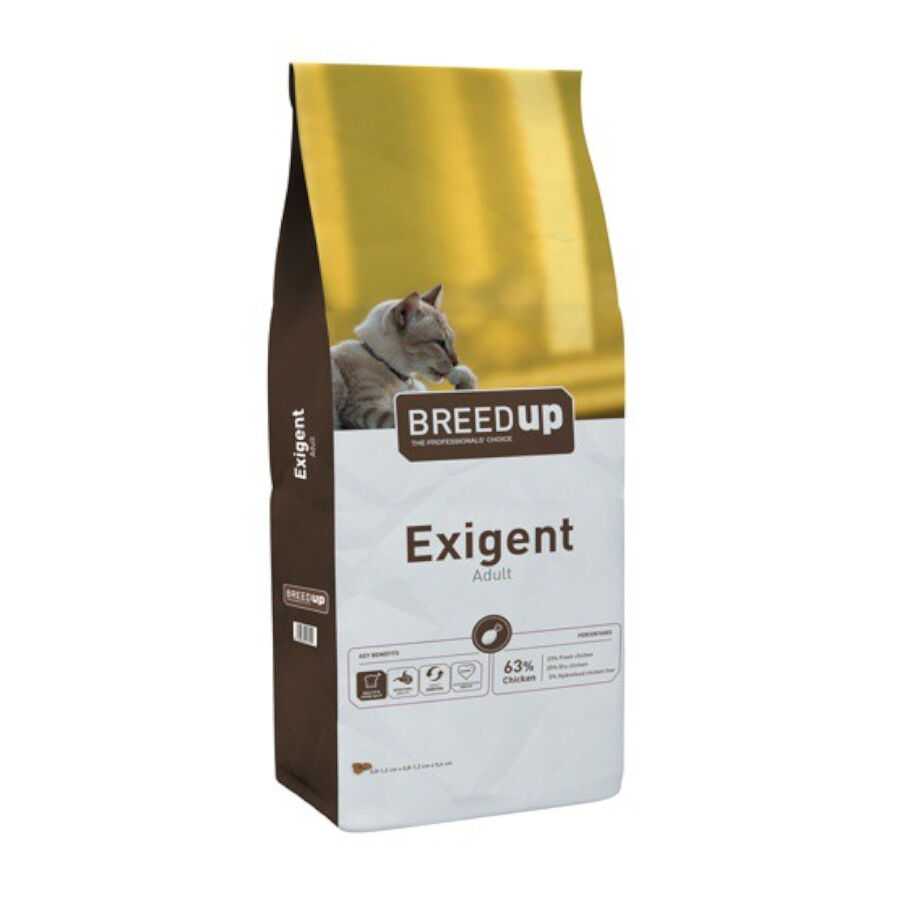 2.5 kg Breed Up Adult Exigent Carne pienso para gatos, , large Imagen numero 1