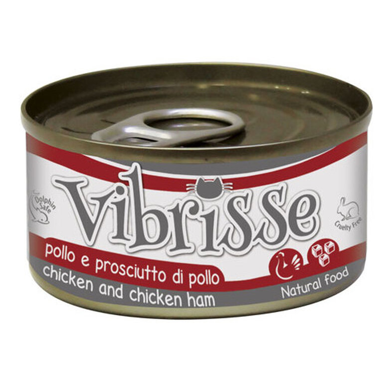 Vibrisse Cat pollo y jamón para gatos image number null