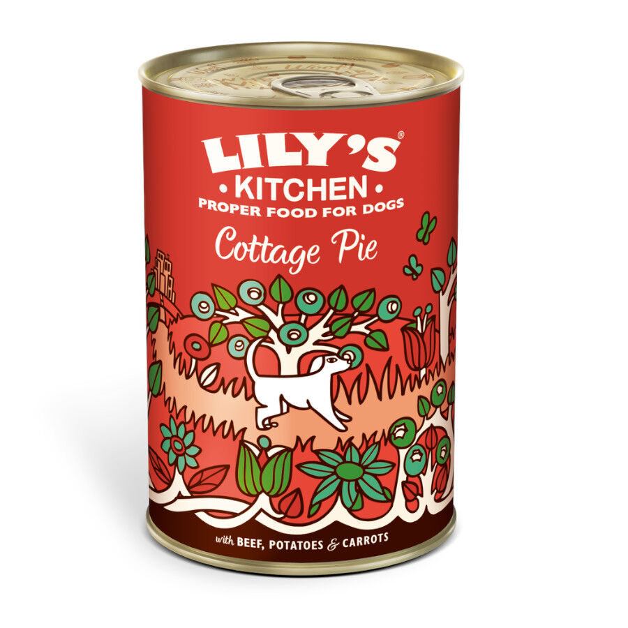 400 g Lily's Kitchen Ternera y Vegetales lata para perros, , large Imagen numero 1