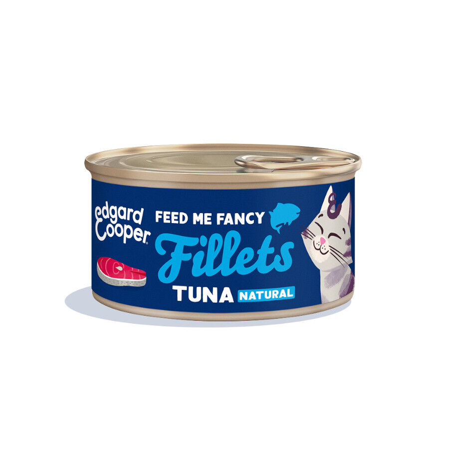 70 g Edgard & Cooper Filetes de At&uacute;n lata para gatos, , large Imagen numero 1