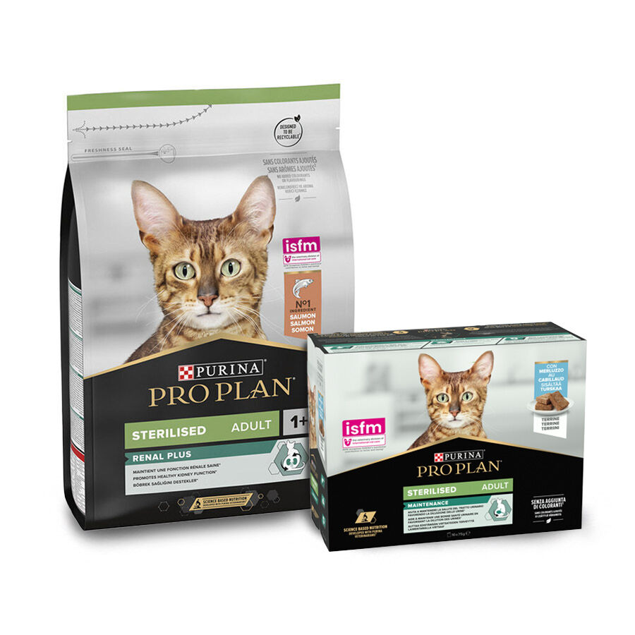 Pack Comida Gato Esterilizado Salmón Pro Plan