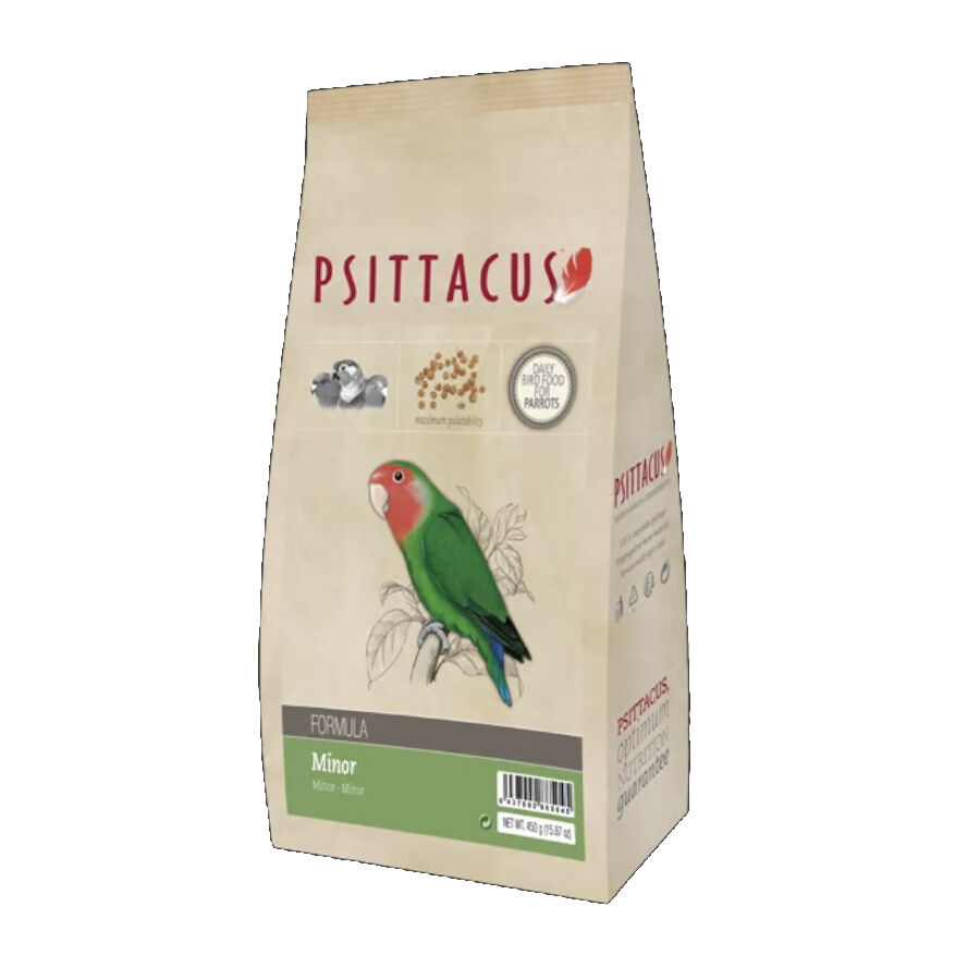 Psittacus Minor pienso para pájaros pequeños