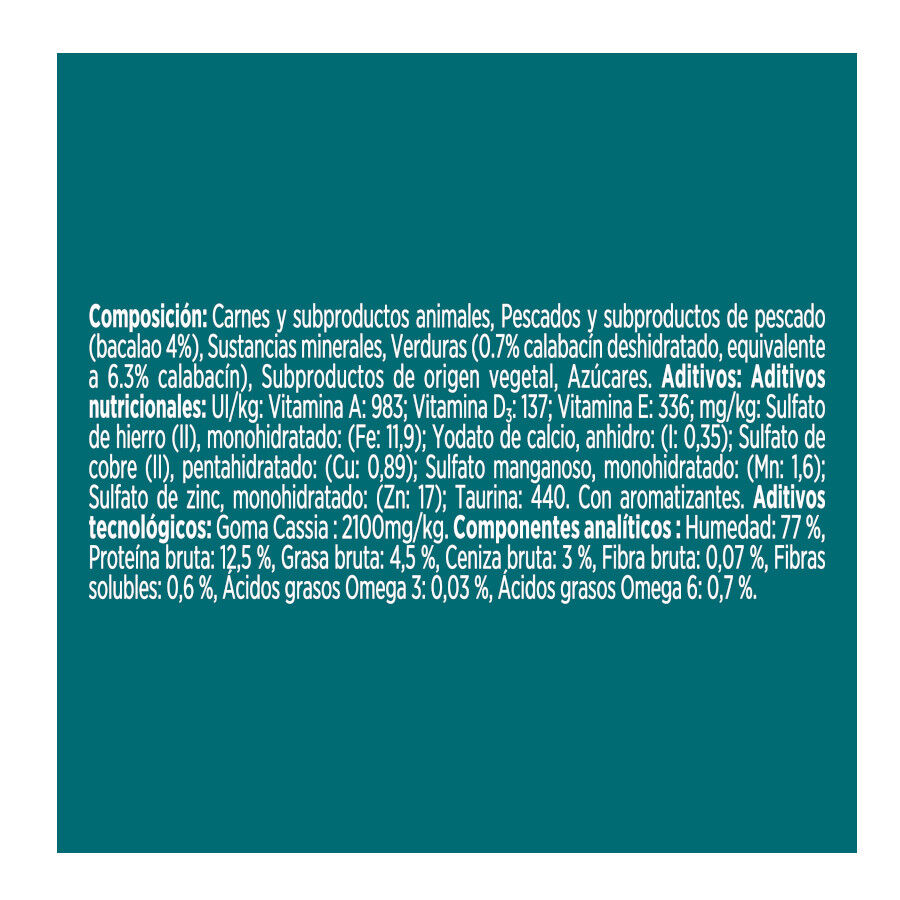 Purina ONE Esterilizado Bacalao y Calabacín lata para gatos thumbnail