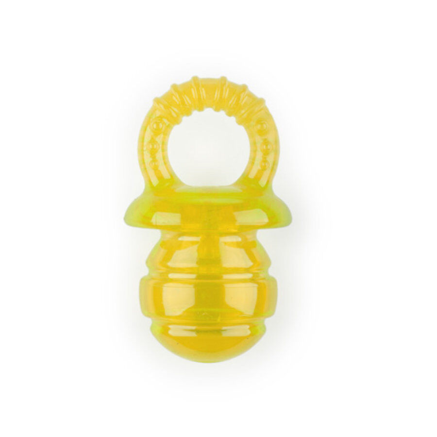 Tootoy! Chew Puppyfier Amarillo mordedor blando con sonido para cachorros, , large Imagen numero 1