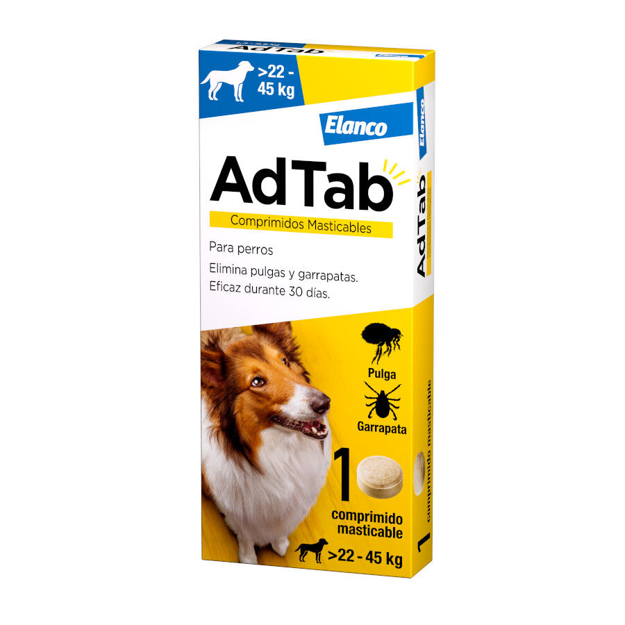 AdTab Comprimidos Masticables Antiparasitarios para perros, , large Imagen numero 1