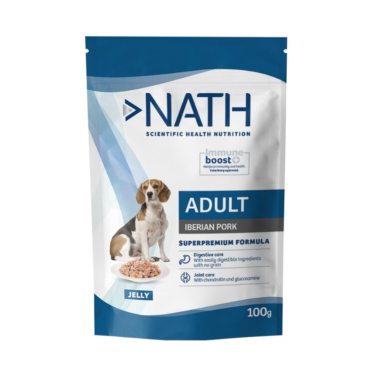 Nath Adult Cerdo Ibérico en Gelatina sobre para perros, , large image number null