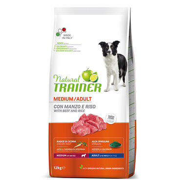 Natural Trainer Adult Medium Ternera pienso para perros