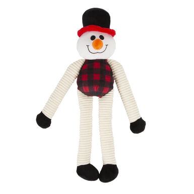 Wonder Christmas Muñeco de Nieve Alargado de peluche navideño para perros