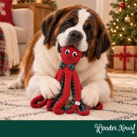 Wonder Christmas Pulpo XL Peluche para perros
