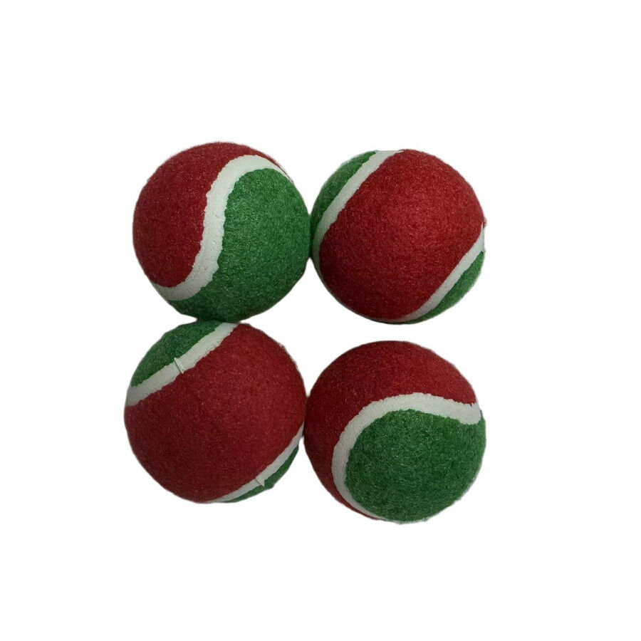 Wonder Christmas Pelotas de Tenis Navideñas para perros thumbnail