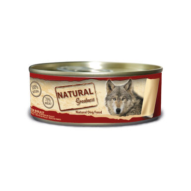 Natural Greatness Pechuga Pollo Lata para perros 