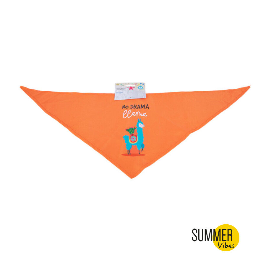Summer Vibes Llama Bandana para perros, , large Imagen numero 2