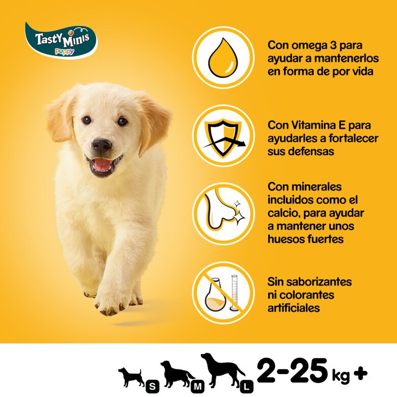 125 g Pedigree Tasty Minis Premios Sabor Pollo para Perros Cachorros,  Imagen numero 6 125 g Pedigree Tasty Minis Premios Sabor Pollo para Perros Cachorros, , large Imagen numero 6