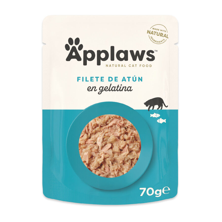 70 g Applaws At&uacute;n en gelatina sobre para gatos, , large Imagen numero 1