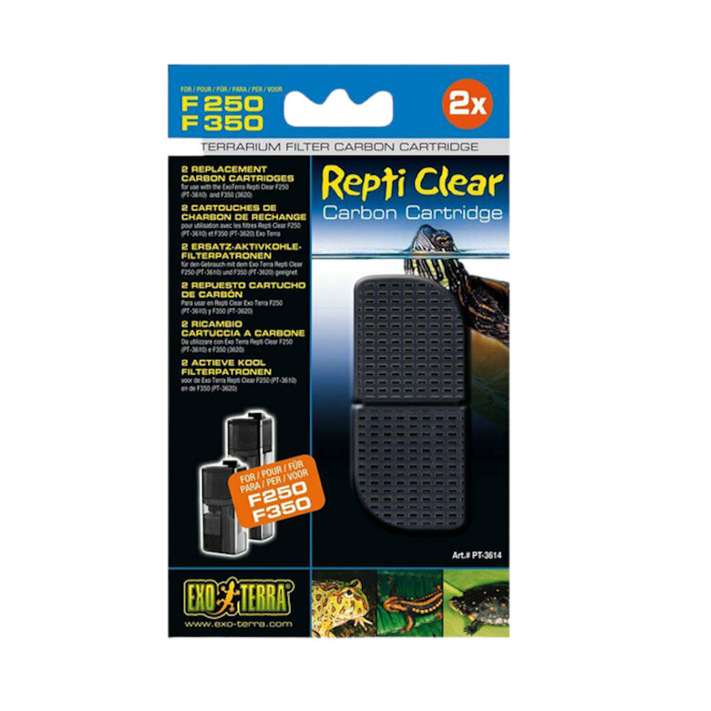 Exo Terra Esponja de Carbón de Recambio filtro Reptil Clear F250/F350 para terrarios,  Imagen numero 1 Exo Terra Esponja de Carbón de Recambio filtro Reptil Clear F250/F350 para terrarios, , large Imagen numero 1