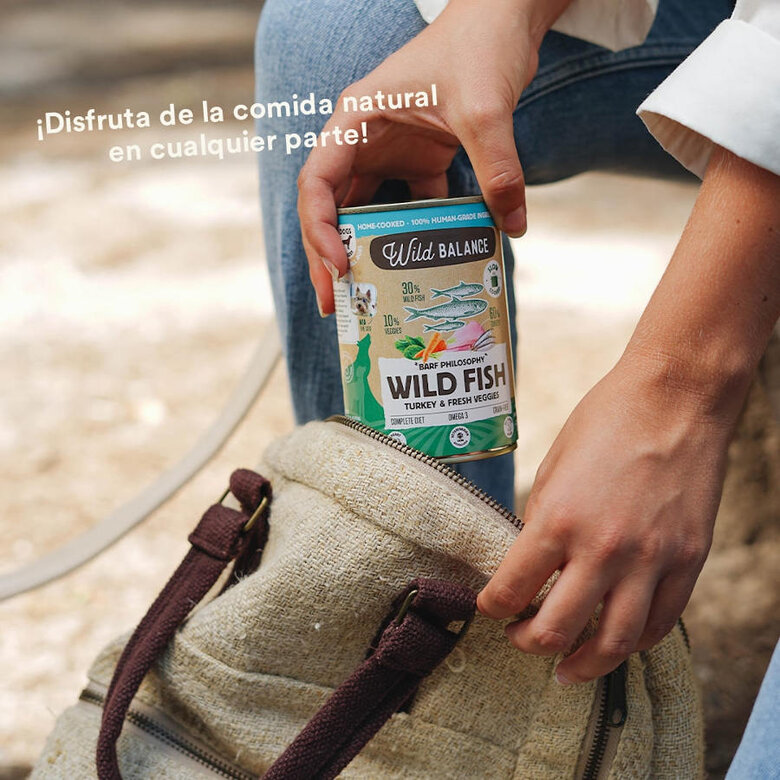 Wild Balance BARF Pescado y Pavo lata para perros, , large image number null