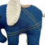 Tootoy! Comfort Denim Elephant peluche con sonido para perros, , large indicador imagen numero 3