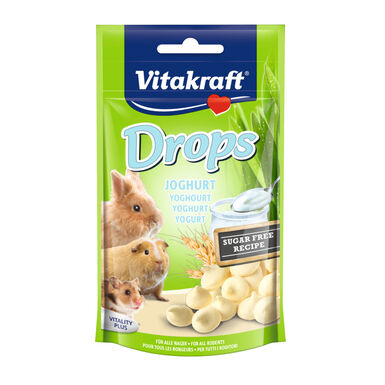 Vitakraft Drops Chuches Yogurt para roedores 