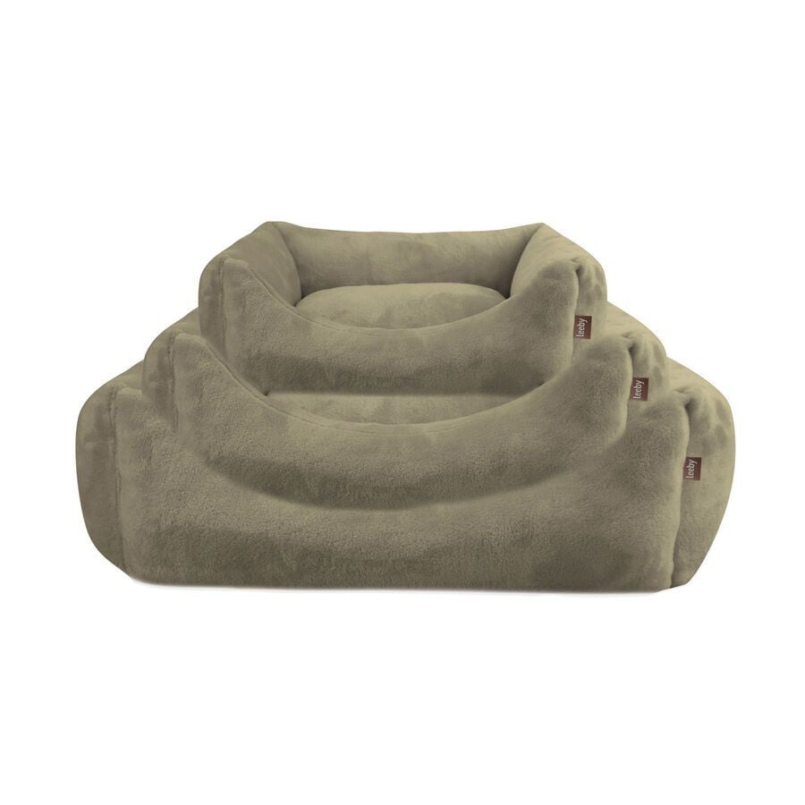 Leeby Cama de Terciopelo Verde para perros, , large Imagen numero 3