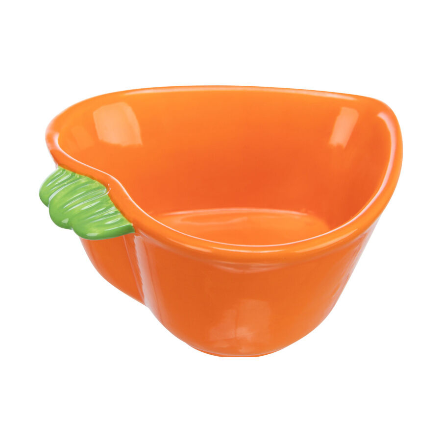 180 ml Trixie Comedero de Cer&aacute;mica Zanahoria para roedores, , large Imagen numero 1