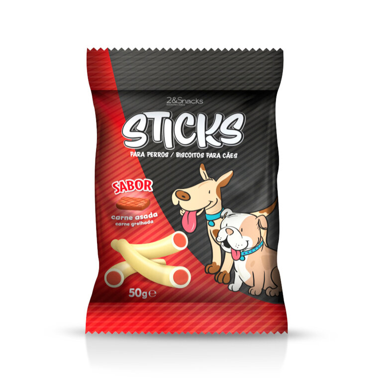 50 g 2&Snacks Sticks de Carne Asada para perros,  Imagen numero 1 50 g 2&Snacks Sticks de Carne Asada para perros, , large Imagen numero 1