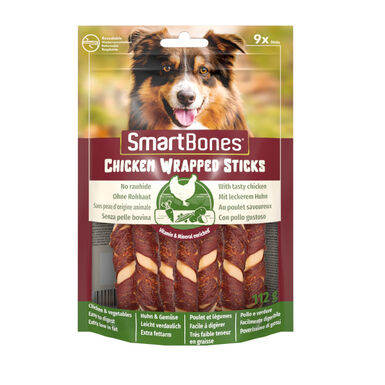 SmartBones Barritas Wrapped Sticks Pollo Mini para perros