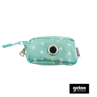 Gotoo Porta bolsas estampado verde para perros