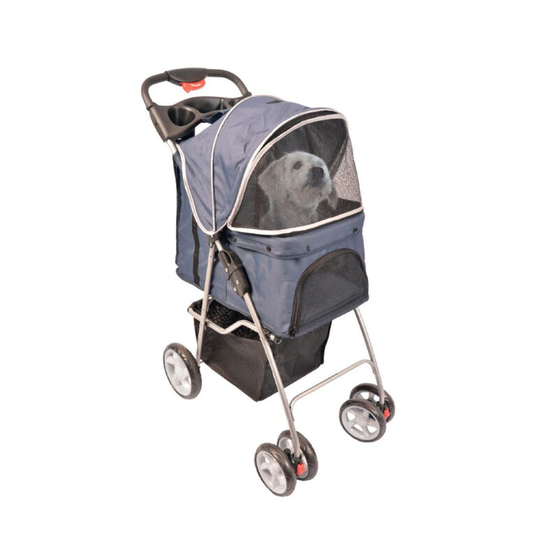 Duvoplus Carrito de Paseo 4 ruedas para perros y gatos thumbnail