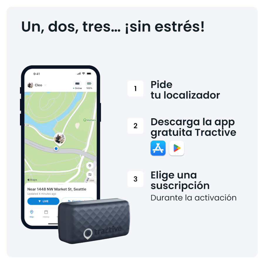 Tractive Localizador GPS para gatos thumbnail