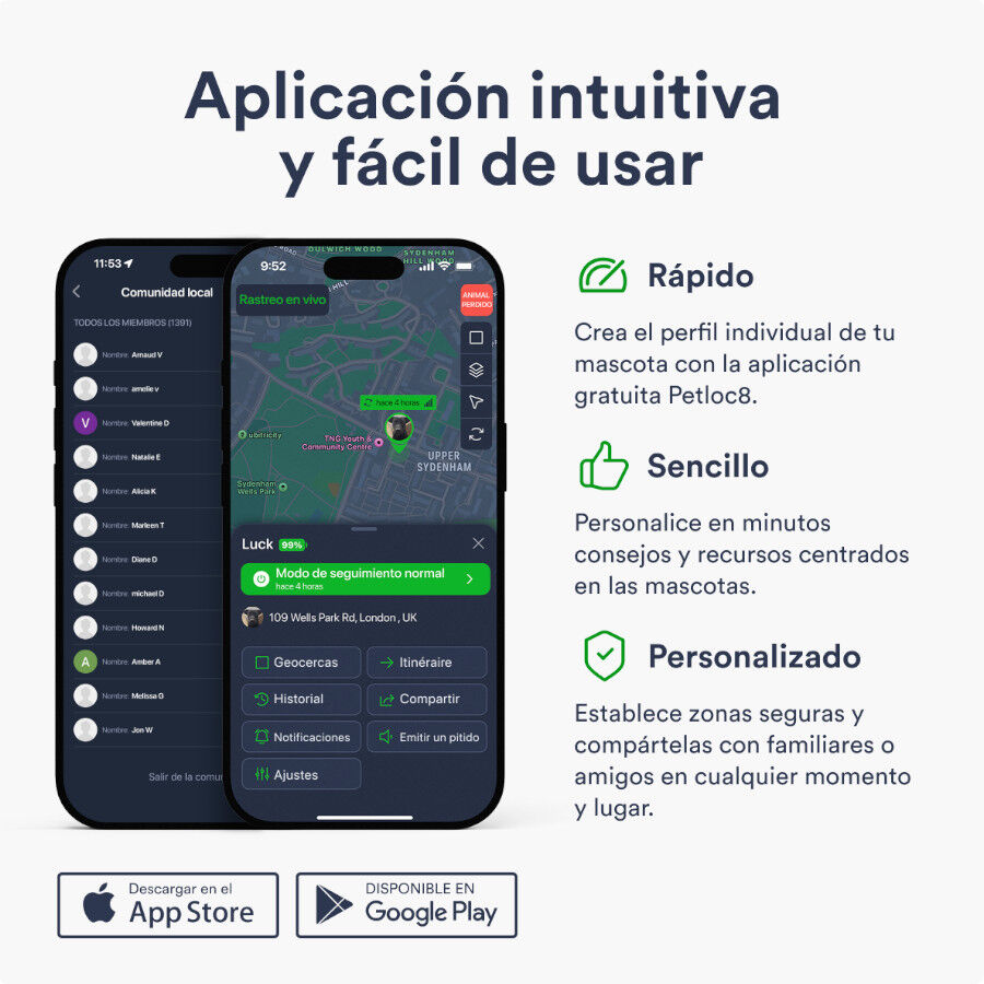 Trackimo Localizador GPS Petloc8 4G para perros y gatos, , large Imagen numero 5