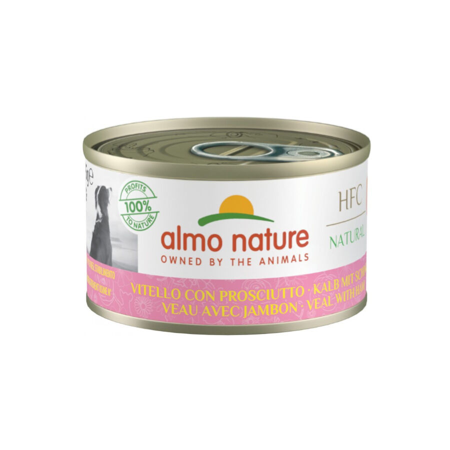 95 g Almo Nature HFC Ternera y Jam&oacute;n lata para perros, , large Imagen numero 1