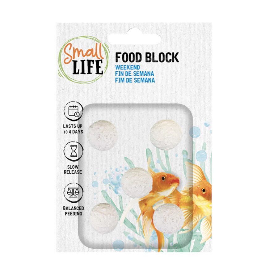 Small Life Bloque de Alimento Fin de Semana para peces