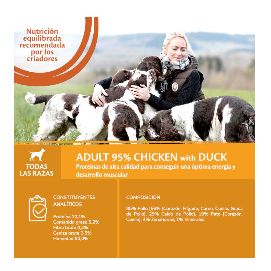 Wellness Core Pollo y Pato lata para perros thumbnail