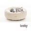 Leeby Cama Redonda Desenfundable Blanca con Ovejitas para gatitos, , large indicador imagen numero 2