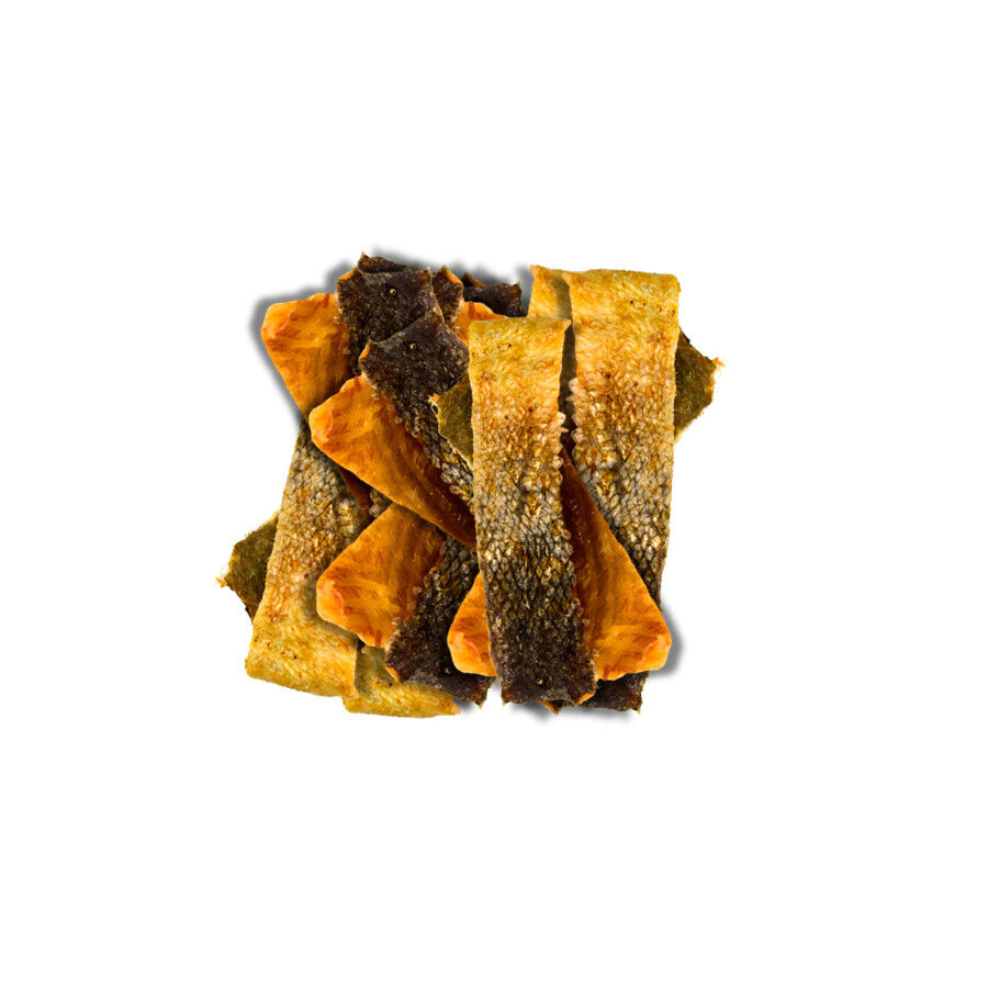 70 g. True Origins Piel de Salm&oacute;n con Carne Snack para perros, , large Imagen numero 3