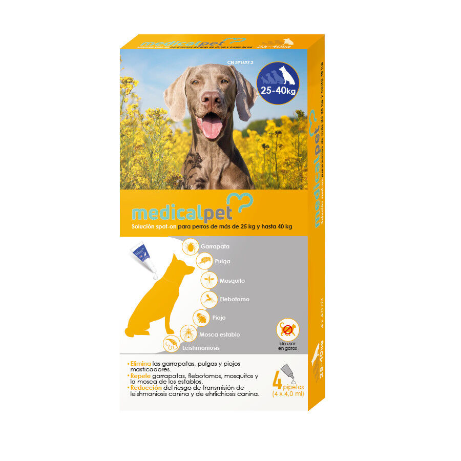 Medicalpet Pipetas Antiparasitarias para perros